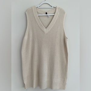 Knit Sweater Vest Dress